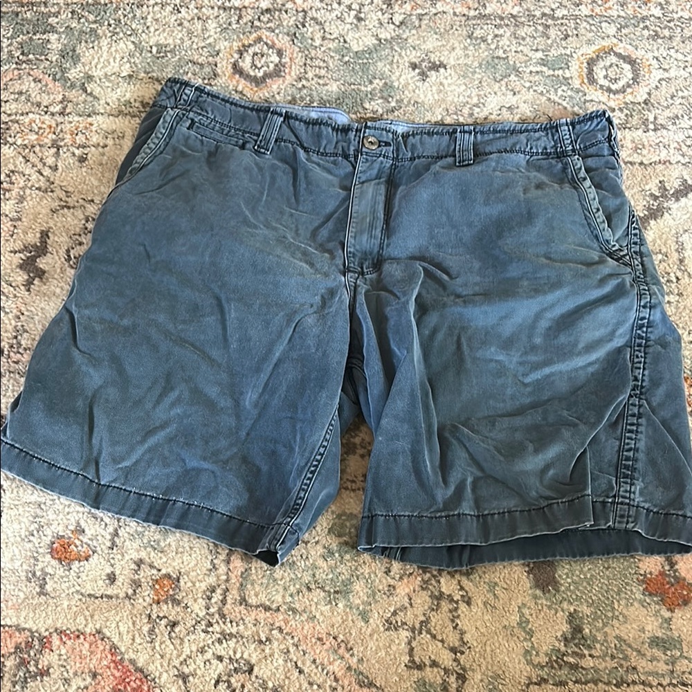 Blue Mens Lee Vintage Chino Shorts